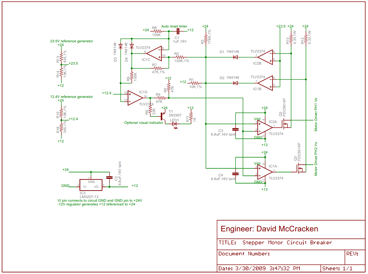 Circuit breaker schematic